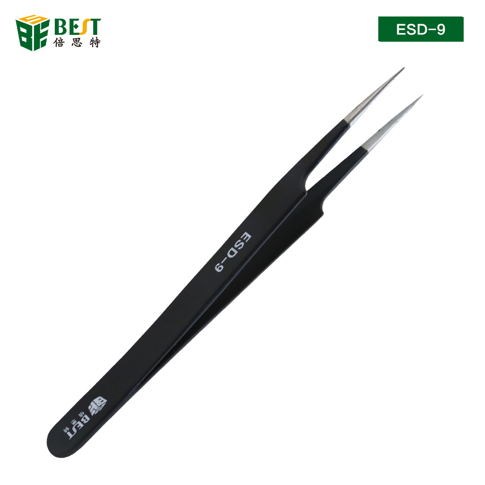 Smd Tweezer Set - BST-ESD-9 Antistatische pincet Anatomische chirurgische antimagnetische