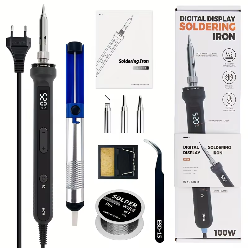 Electronics Repair Company - 100W digitale soldeerboutset, elektrisch lasgereedschap met