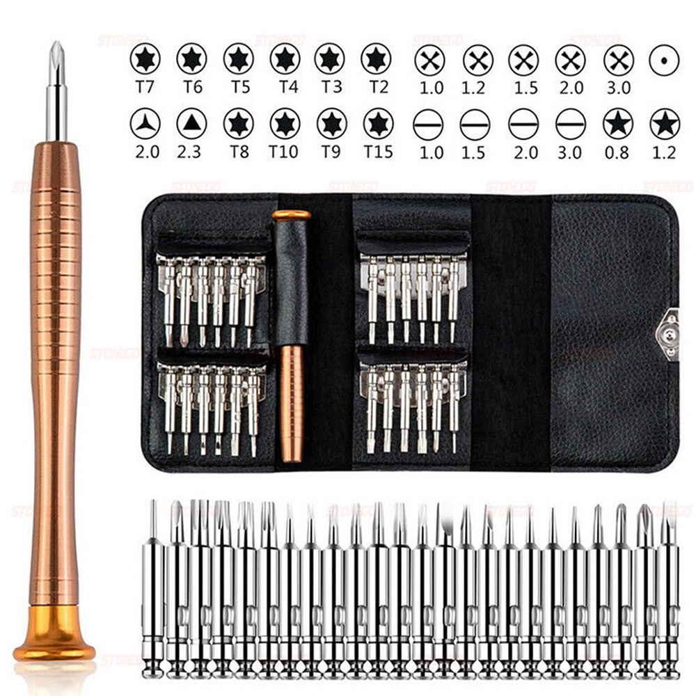 Electronics Repair Game - 25-in-1 precisie schroevendraaierset multifunctionele Torx schroevendraaierbits