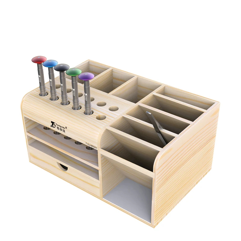 Toolguide Houten Opbergdoos Sc - Electronics Repair Center recensie en prijs