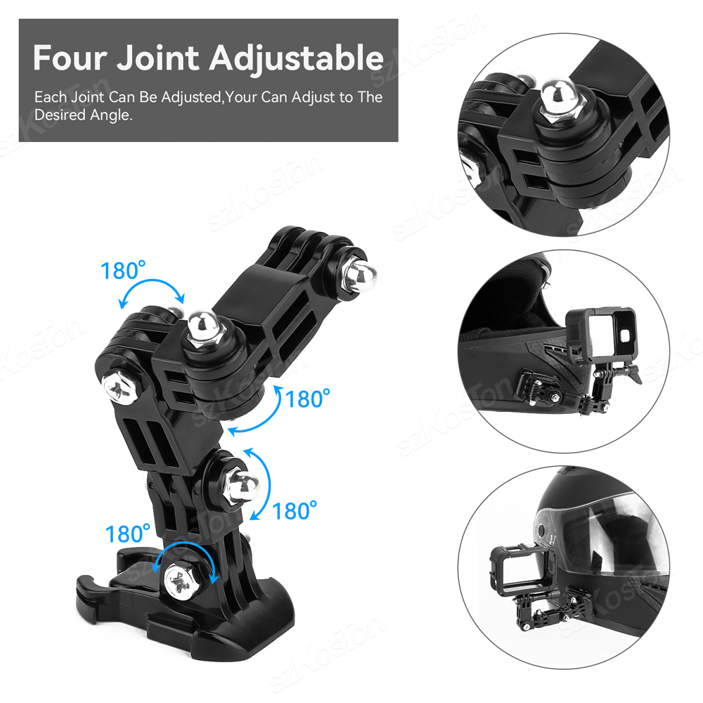 Motorhelm Chin Mount Kits voor - Gopro Action Camera Hero 13 Black recensie en prijs